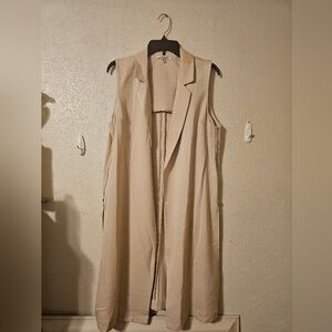 Papaya Tan Sleeveless Vest